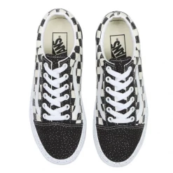 Vans Unisex Old Skool Confetti Shoes - Black / True White