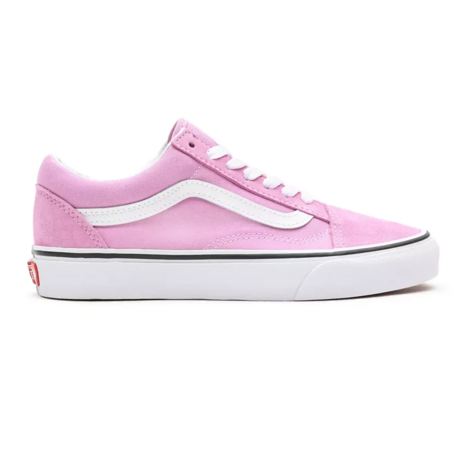 Vans Unisex Old Skool Shoes - Orchid Pink / True White