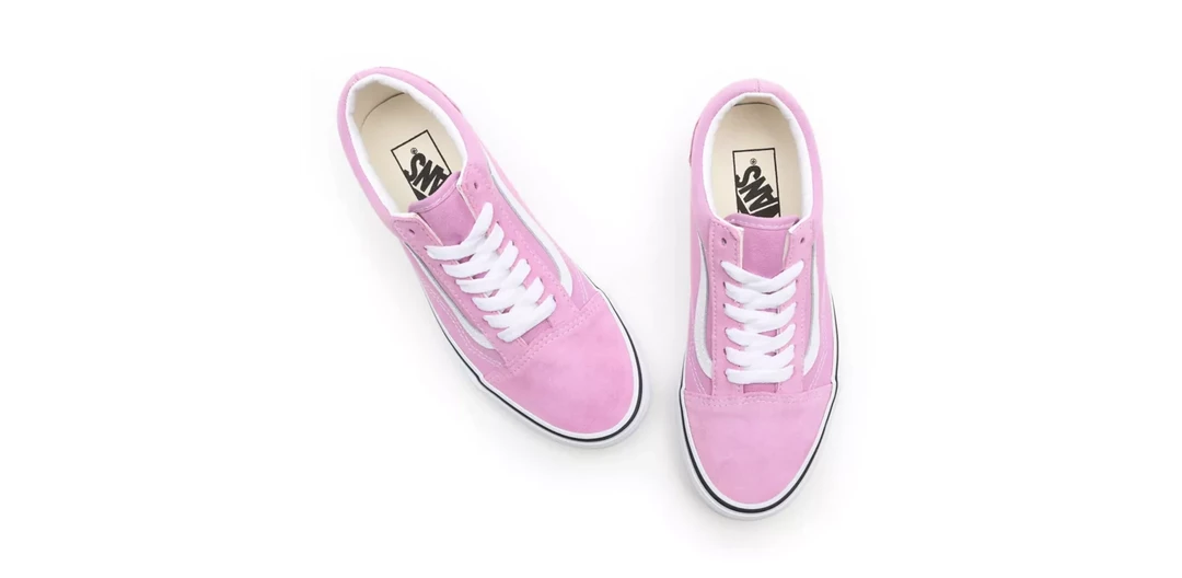 Vans Unisex Old Skool Shoes - Orchid Pink / True White