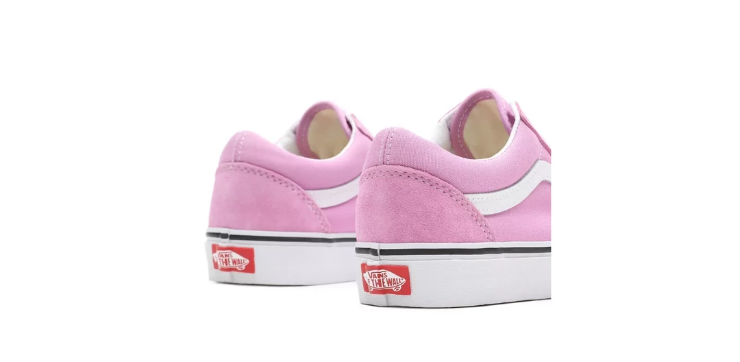 Vans Unisex Old Skool Shoes - Orchid Pink / True White