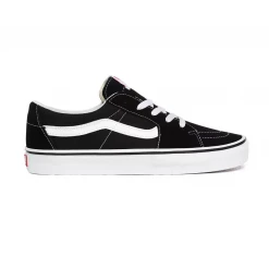 Vans Unisex Sk8 Low Shoes - Black / True White
