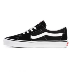 Vans Unisex Sk8 Low Shoes - Black / True White