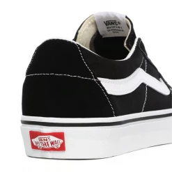 Vans Unisex Sk8 Low Shoes - Black / True White
