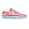 Vans Unisex Wheres Valdo Old Skool Shoes - White / Red