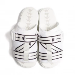 Men's Kappa Authentic JPN Mitel Sandals - White / Black