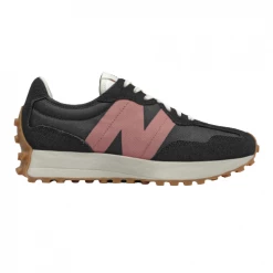 New Balance Women's 327 Shoes - Black / Pink Gum