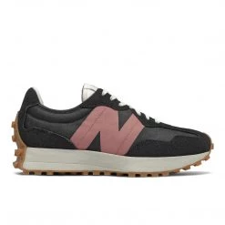 New Balance Women's 327 Shoes - Black / Pink Gum